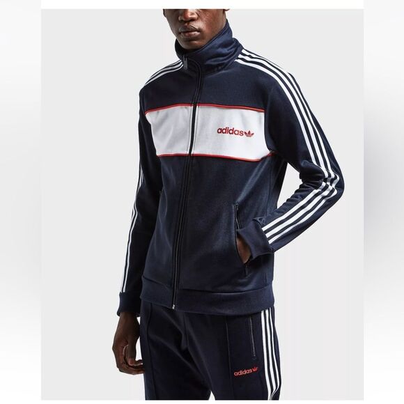 MEDIUM adidas Originals Men's LONDON PACK BLOCK TRACKSUIT (Track Jacket & Pants) - Picture 2 of 16